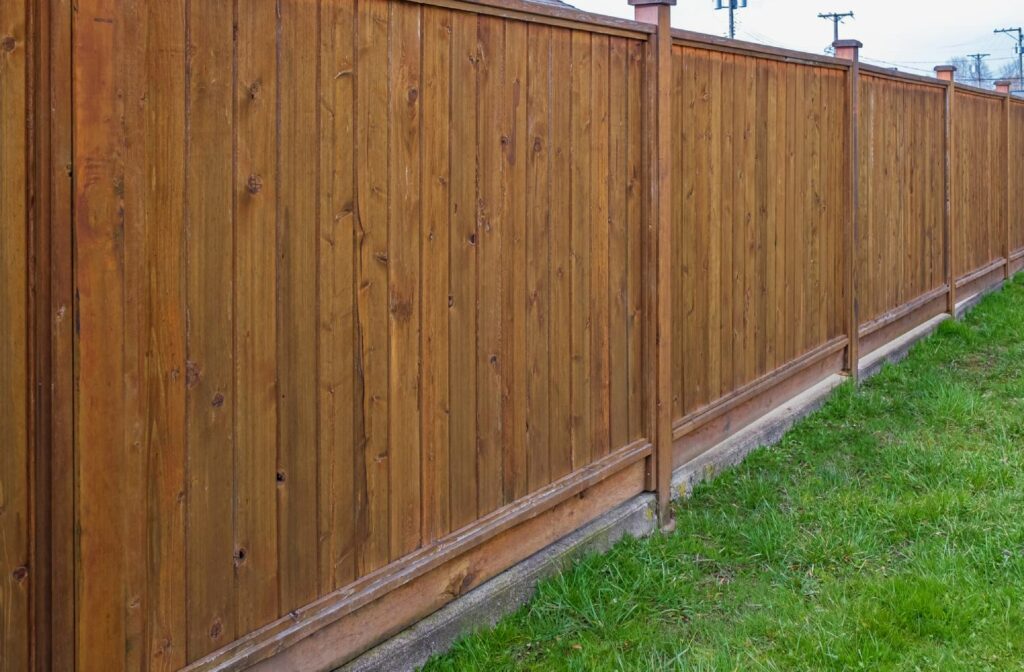Fence Staining